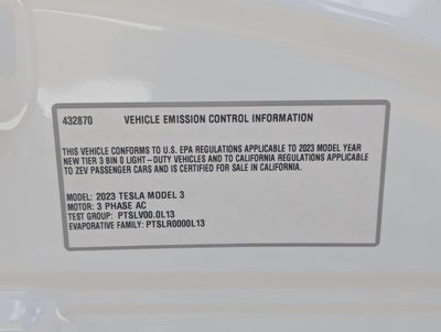 2023 Tesla Model 3 RWD