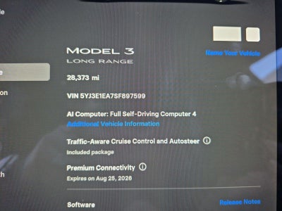 2025 Tesla Model 3 Long Range RWD