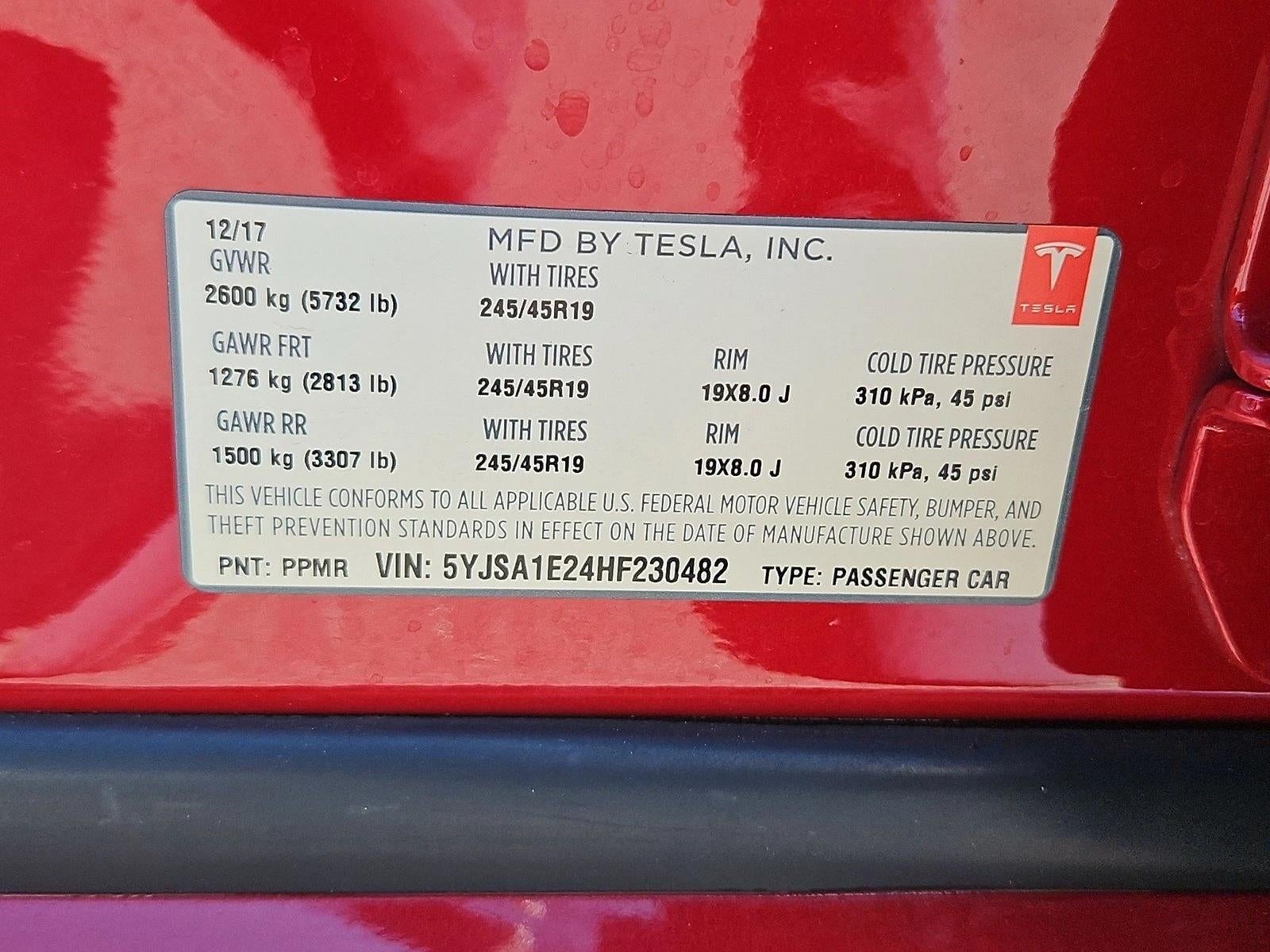 2017 Tesla Model S 75D AWD