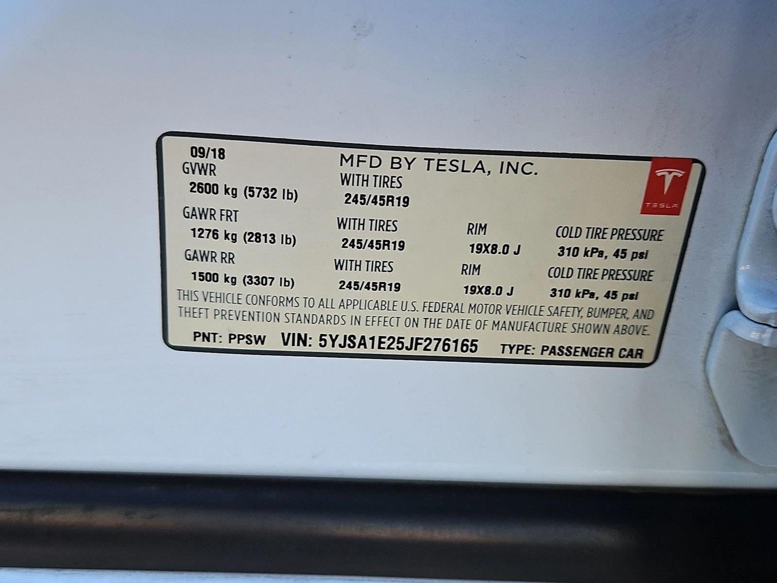 2018 Tesla Model S 75D AWD