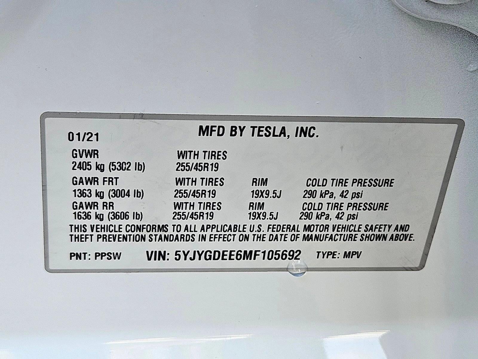 2021 Tesla Model Y Long Range AWD