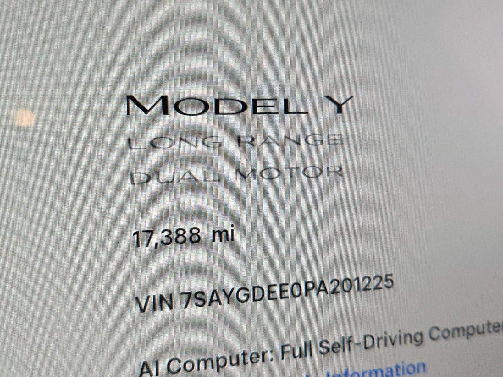 2023 Tesla Model Y Long Range AWD