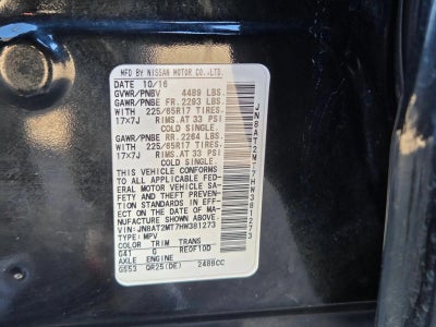 2017 Nissan Rogue FWD SV