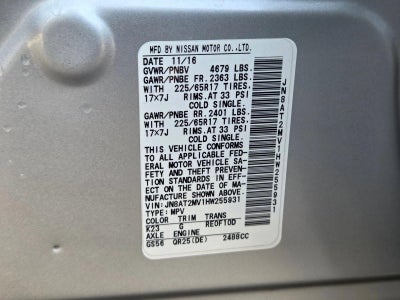 2017 Nissan Rogue AWD S