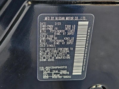 2023 Nissan Armada 4x2 SL