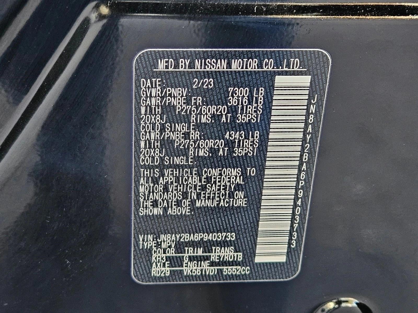 2023 Nissan Armada 4x2 SL