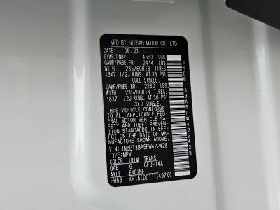 2023 Nissan Rogue FWD SV