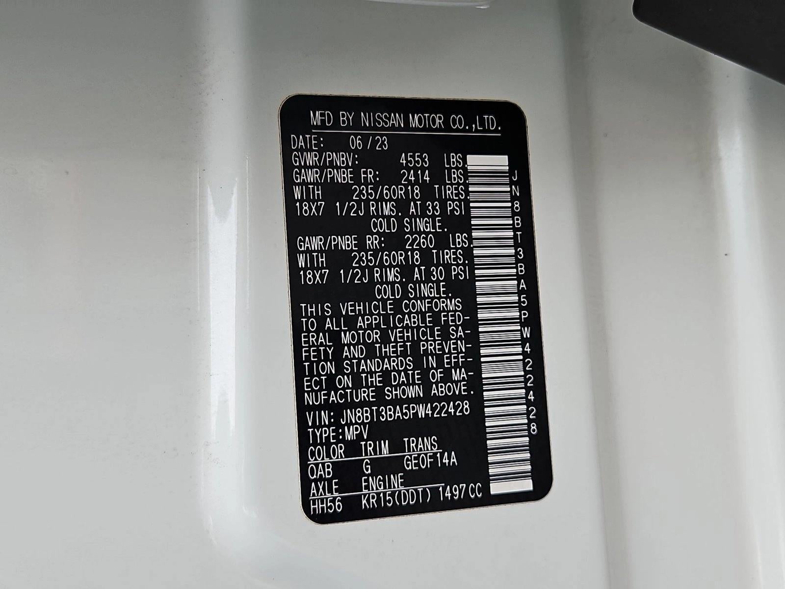 2023 Nissan Rogue FWD SV