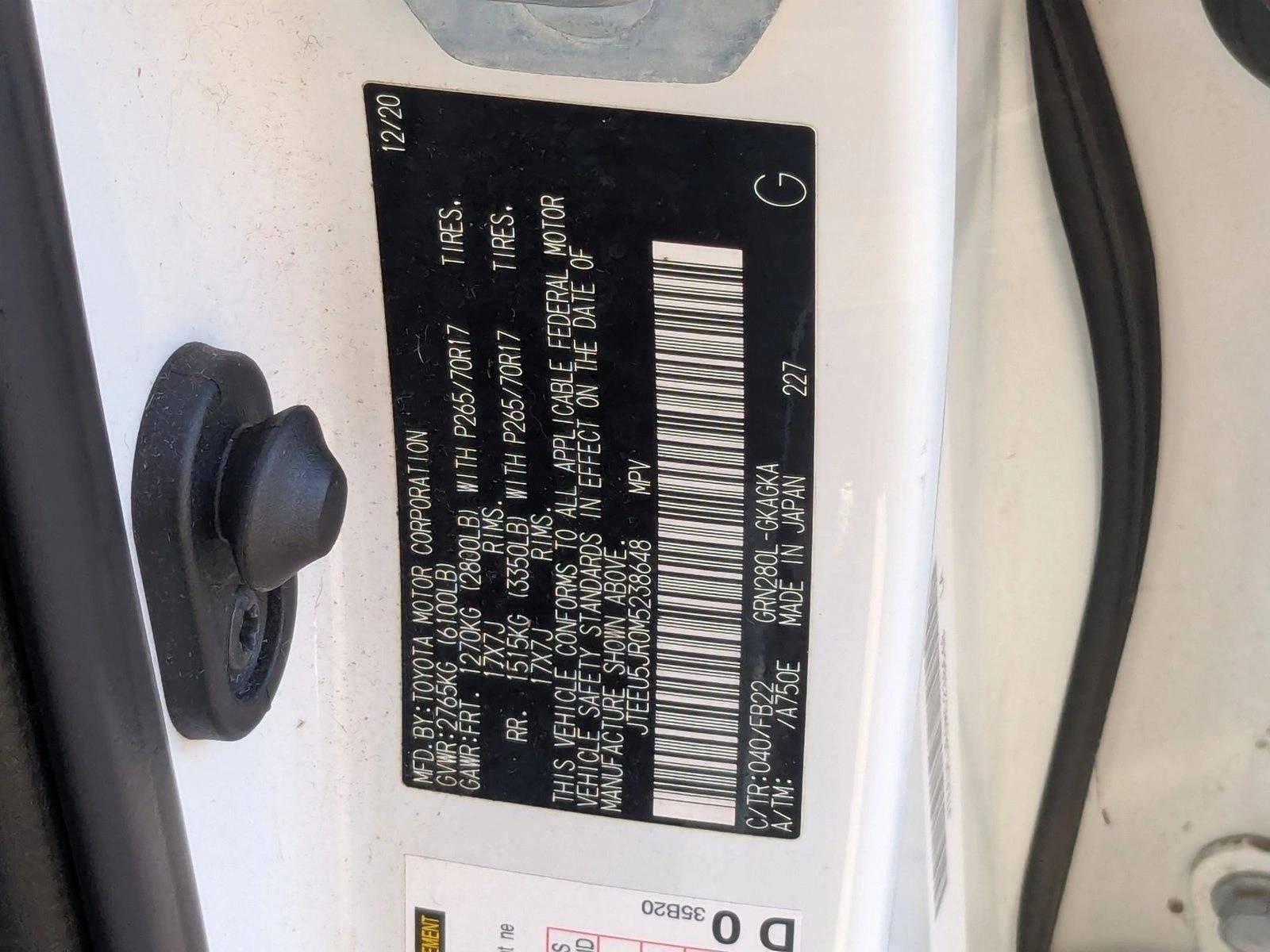 2021 Toyota 4Runner SR5 2WD (Natl)