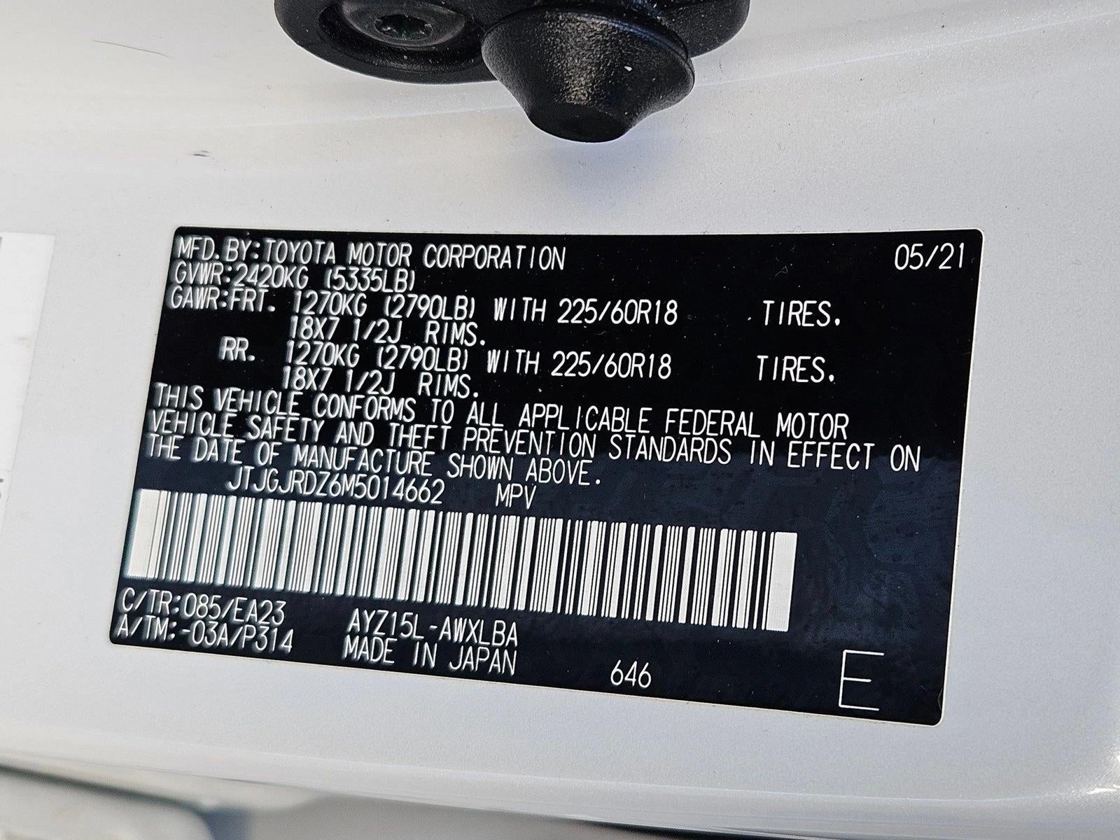 2021 Lexus NX 300h AWD