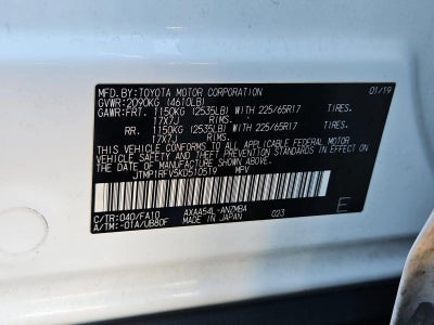 2019 Toyota RAV4 XLE AWD (Natl)