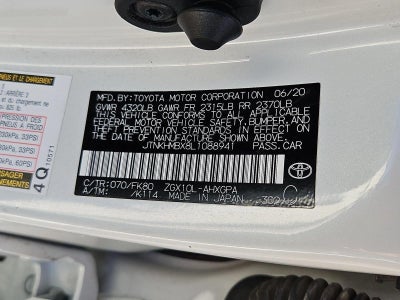 2020 Toyota C-HR XLE FWD (Natl)
