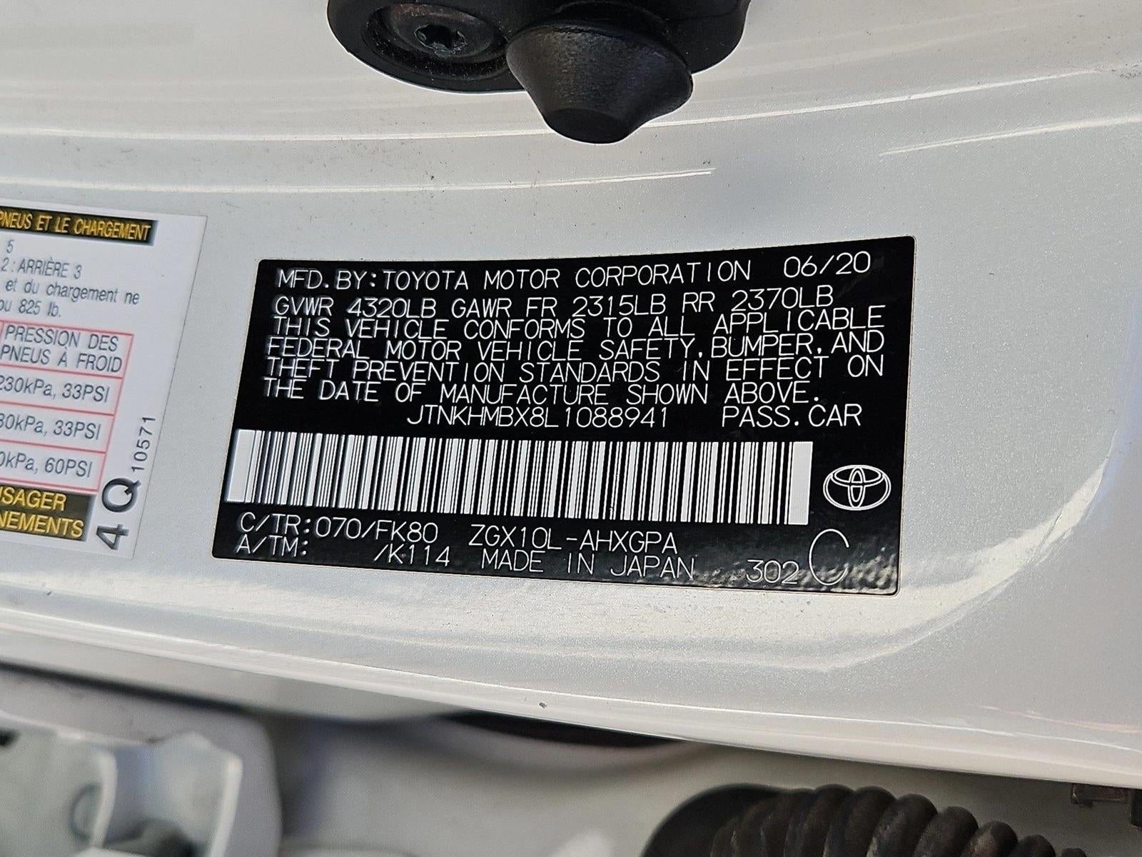 2020 Toyota C-HR XLE FWD (Natl)