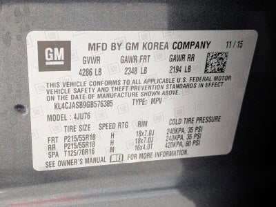 2016 Buick Encore FWD 4dr