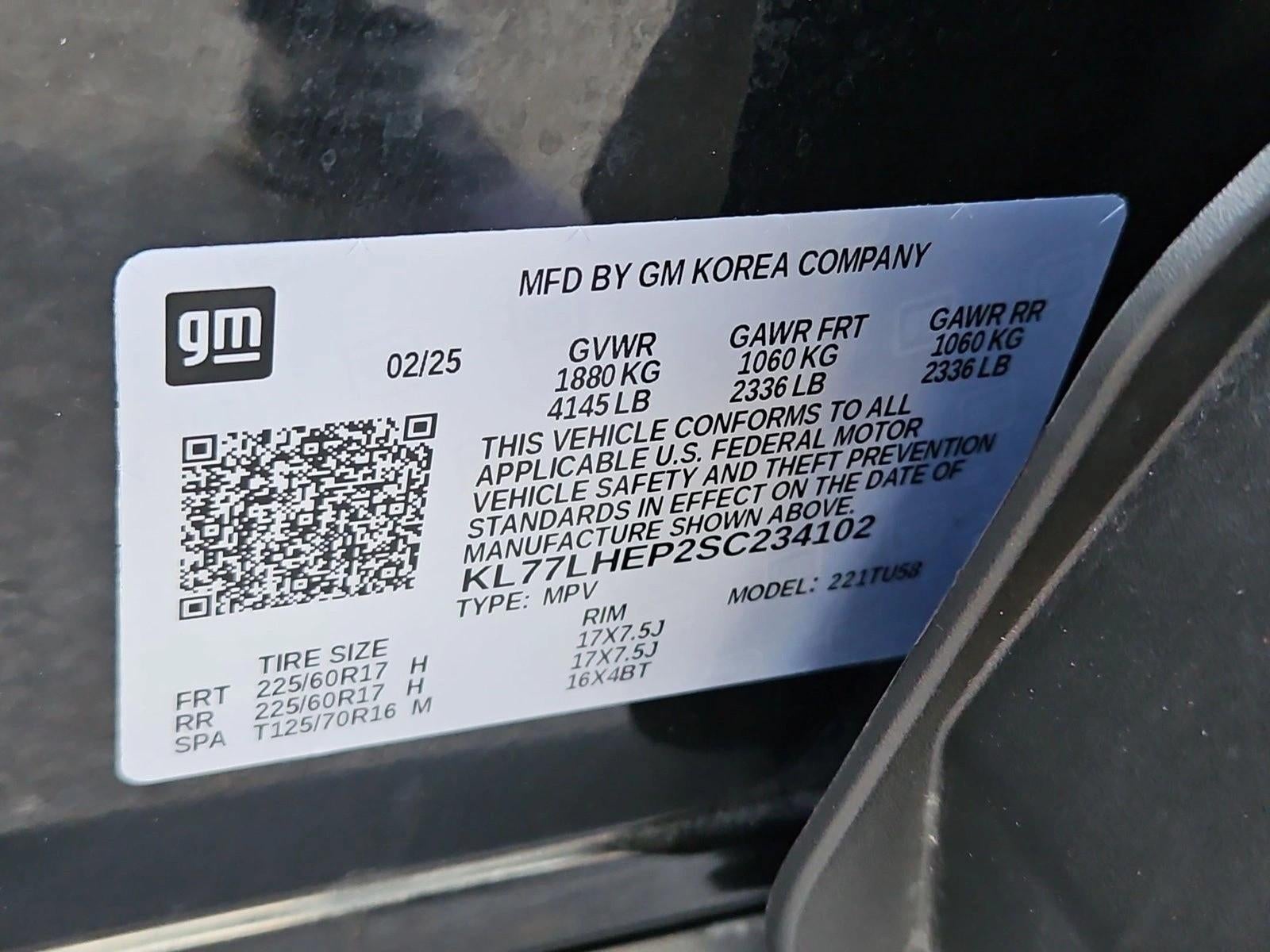 2025 Chevrolet Trax FWD 4dr LT
