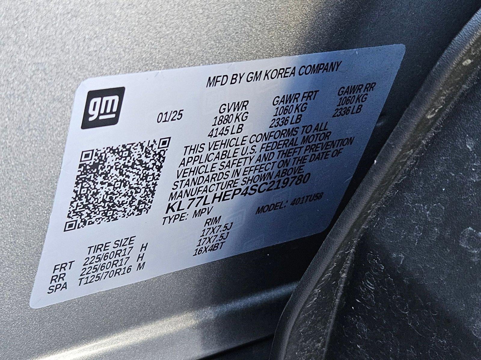 2025 Chevrolet Trax FWD 4dr LT