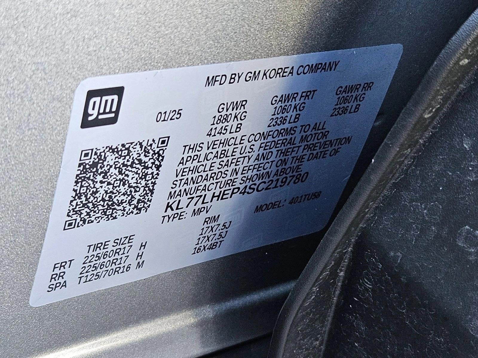 2025 Chevrolet Trax FWD 4dr LT