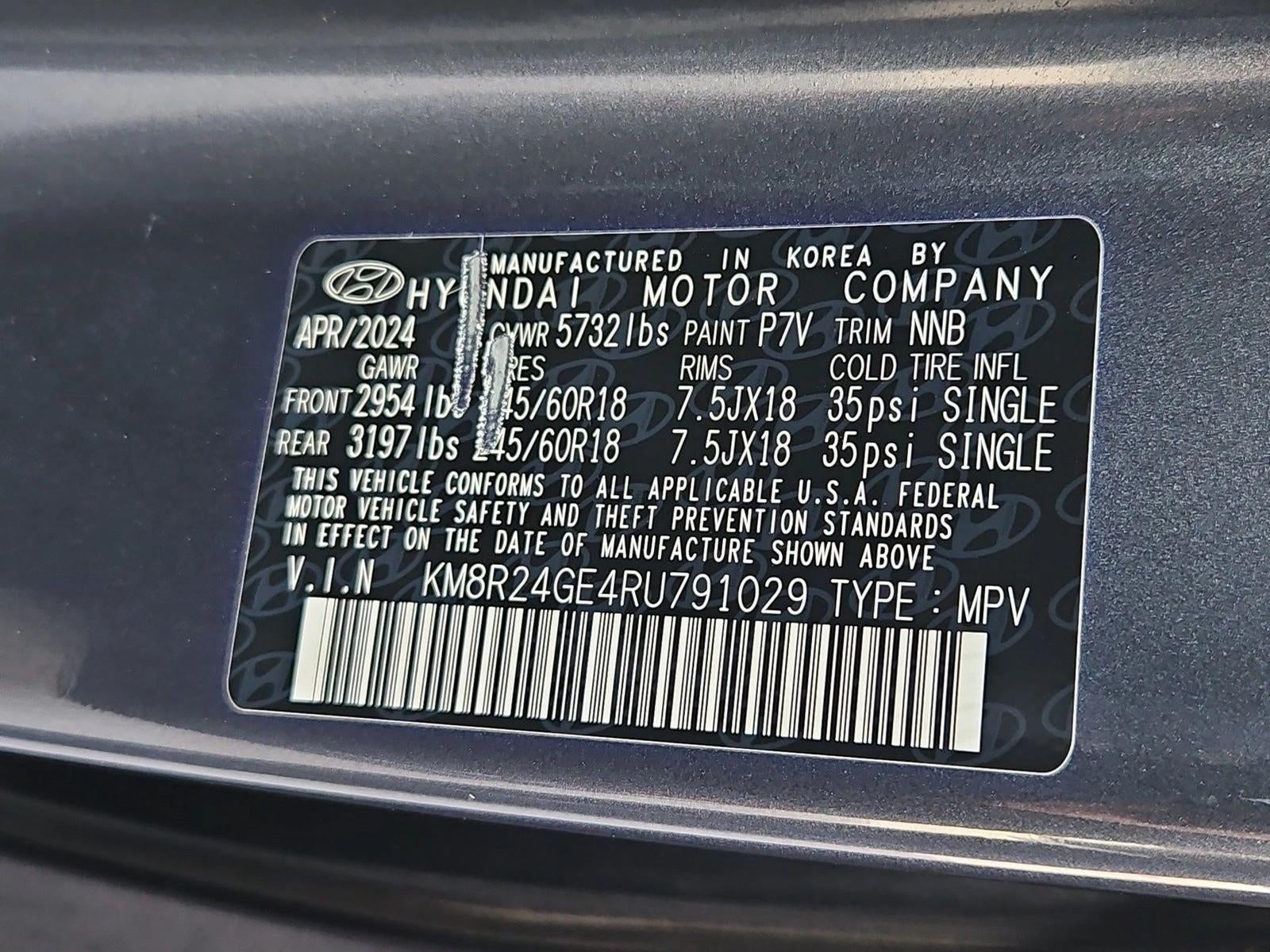2024 Hyundai PALISADE SEL 7P FWD