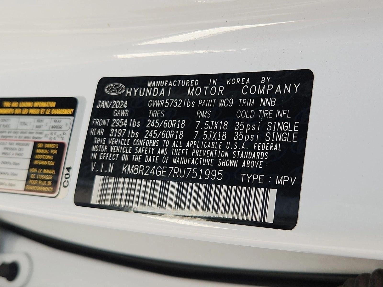 2024 Hyundai PALISADE SEL 7P FWD