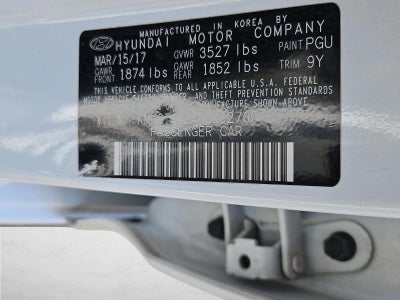2017 Hyundai ACCENT SE Sedan Auto