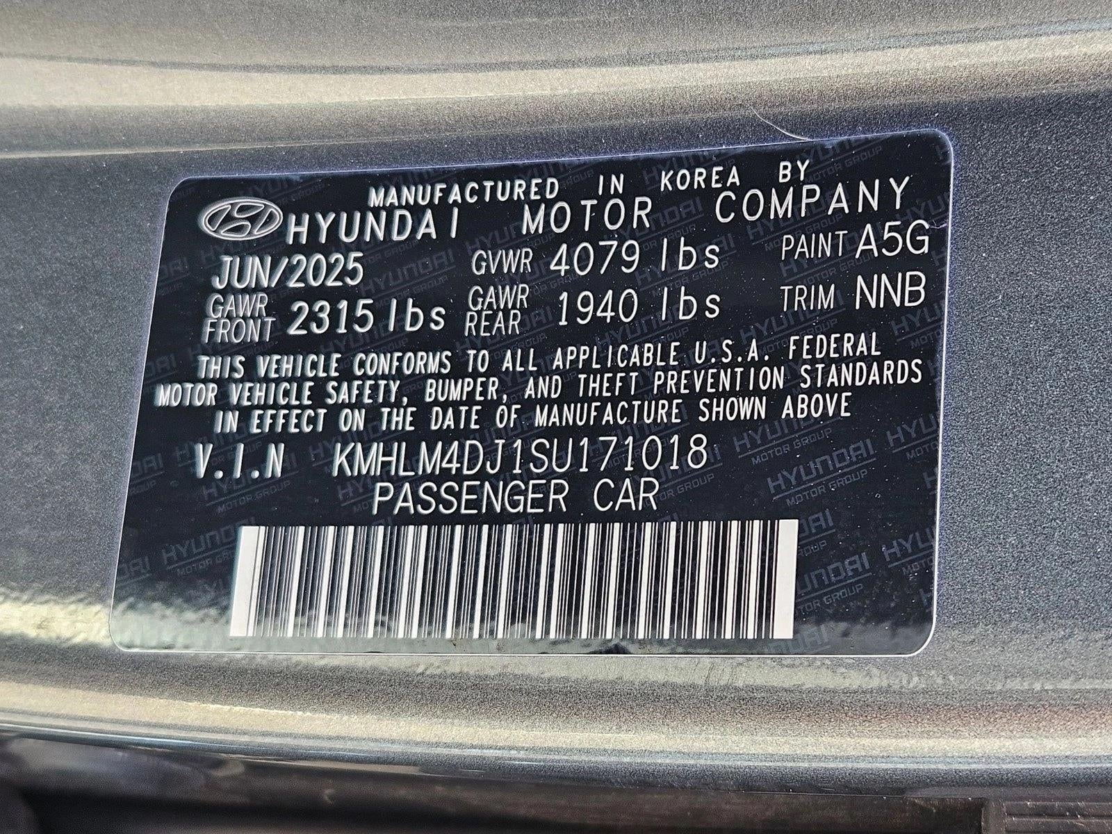2025 Hyundai ELANTRA Hybrid SEL Sport DCT