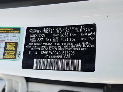 2024 Hyundai ELANTRA Limited IVT