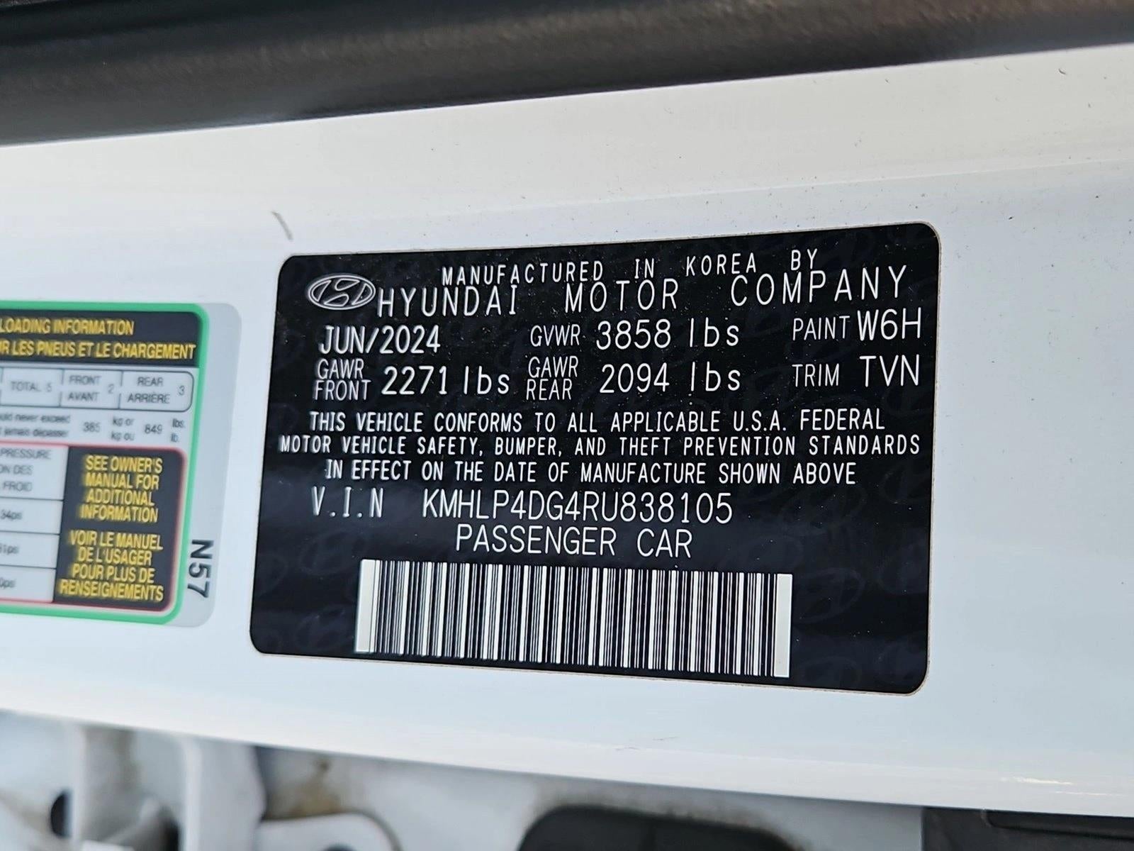 2024 Hyundai ELANTRA Limited IVT