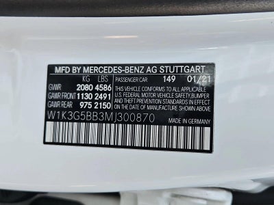 2021 Mercedes-Benz A-Class AMG® A 35 4MATIC® Sedan
