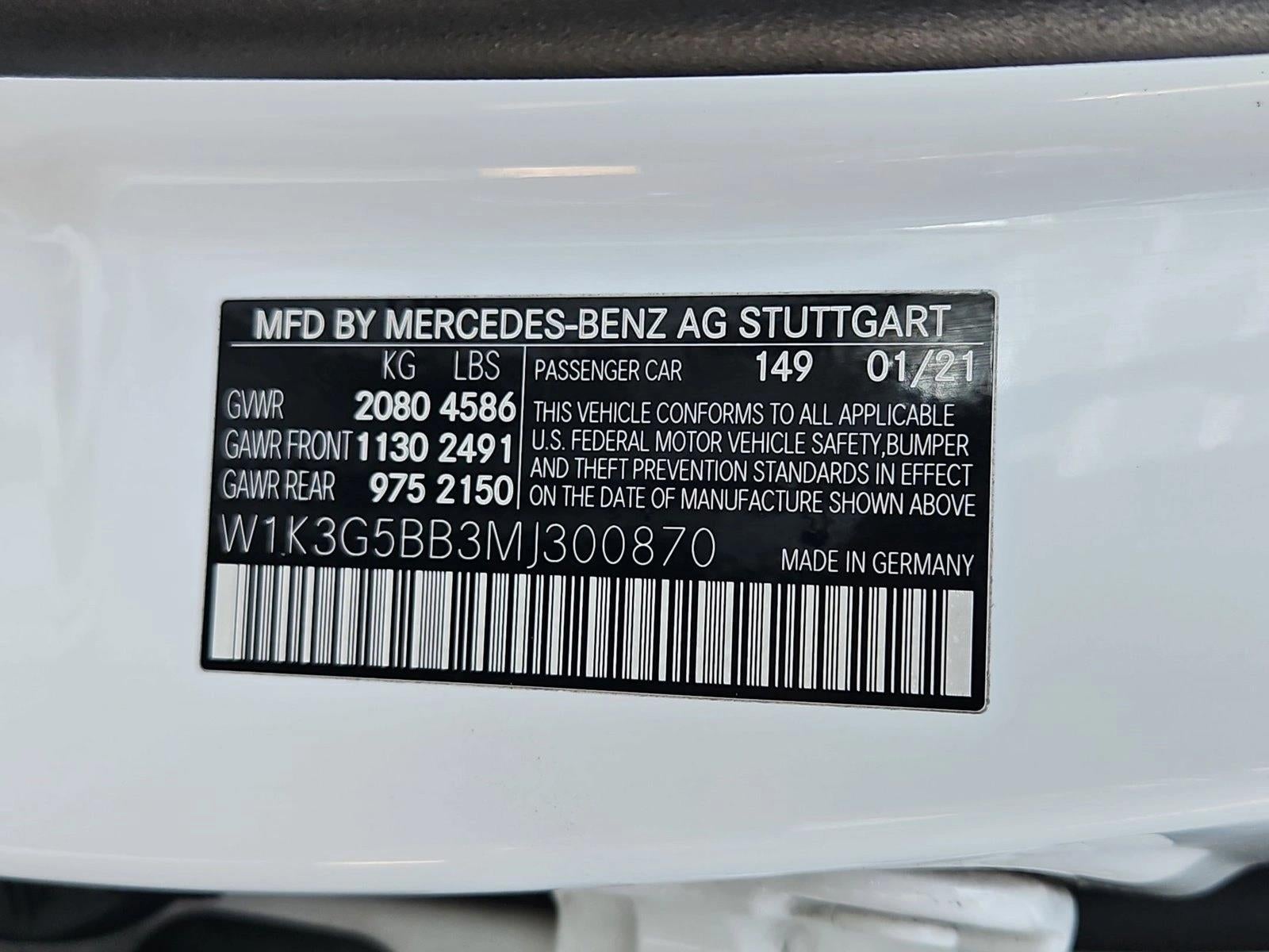 2021 Mercedes-Benz A-Class AMG® A 35 4MATIC® Sedan