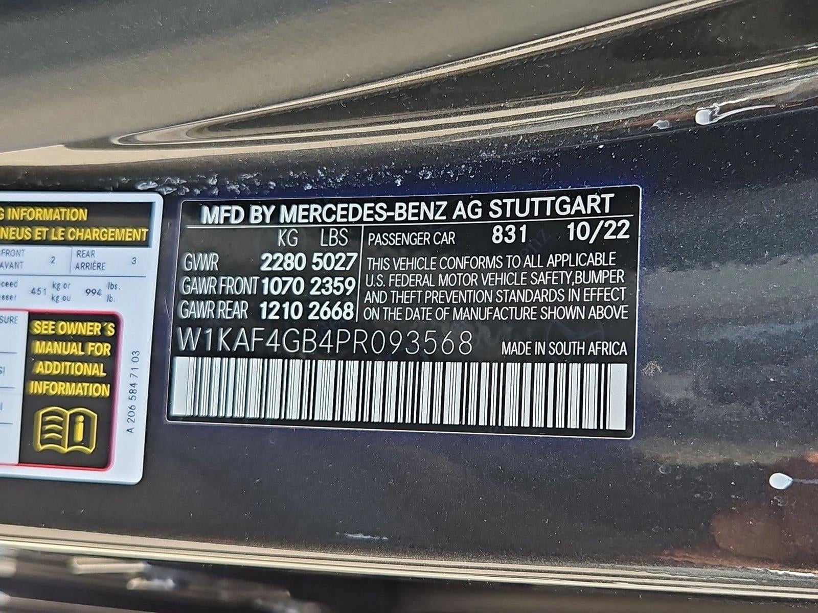2023 Mercedes-Benz C-Class C 300 Sedan