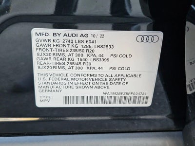 2023 Audi Q4 e-tron Prestige 50 quattro