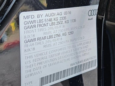 2016 Audi allroad 4dr Wgn Premium Plus