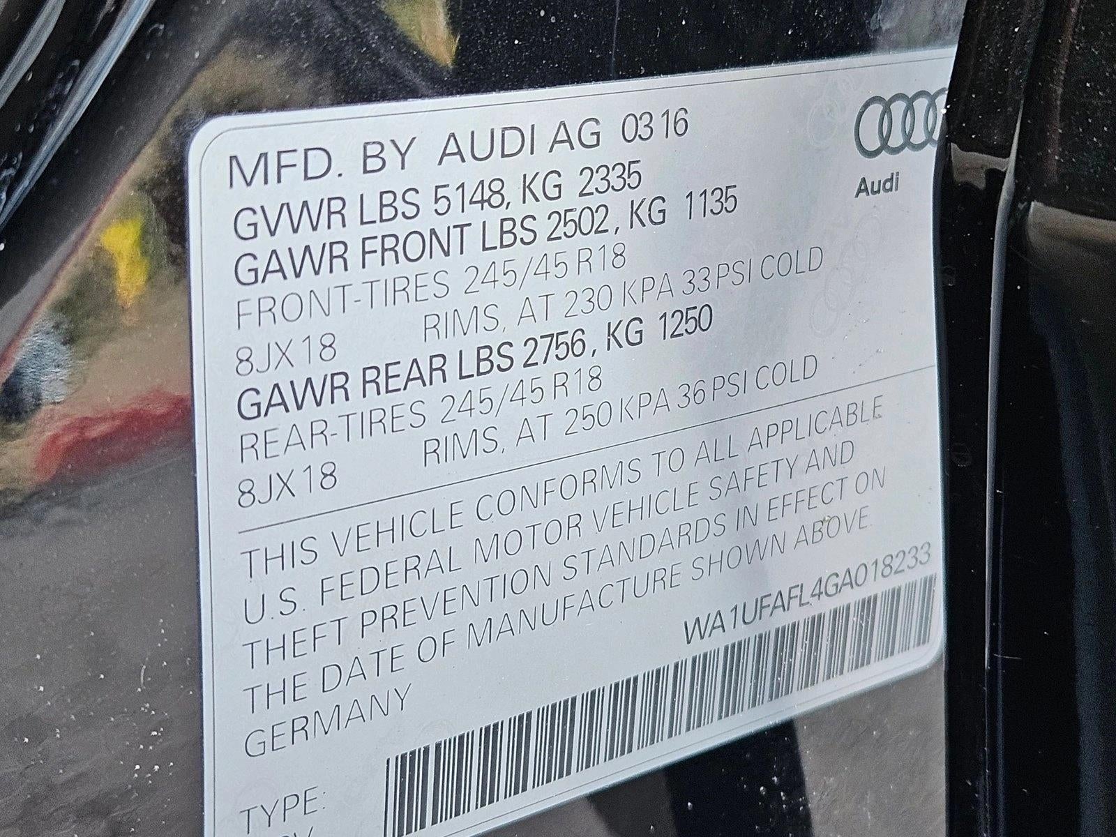 2016 Audi allroad 4dr Wgn Premium Plus