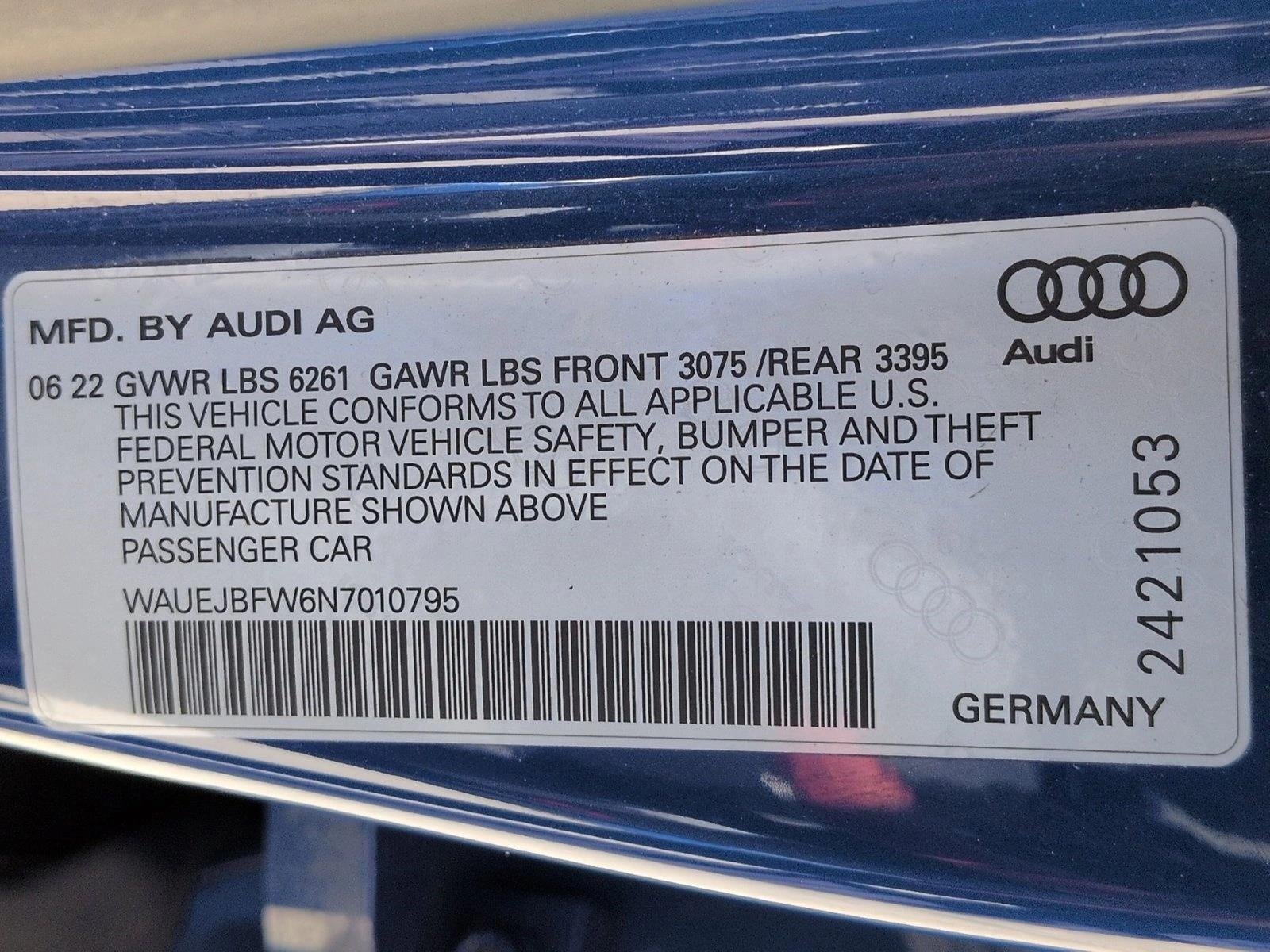 2022 Audi e-tron GT Prestige quattro