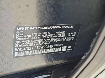 2026 BMW iX Sports Activity Vehicle