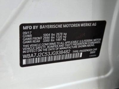 2018 BMW 740e xDrive iPerformance Plug-In Hybrid