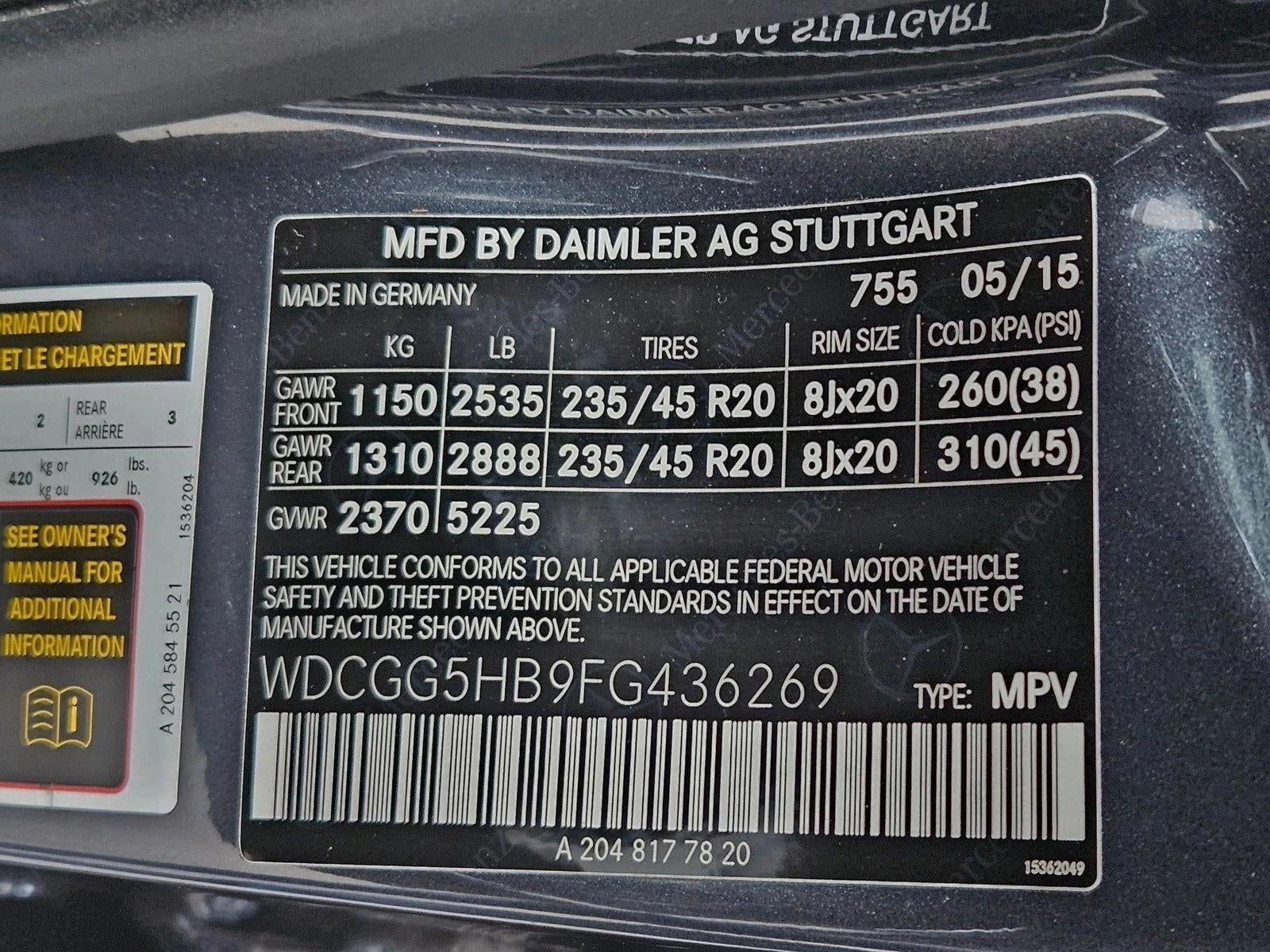 2015 Mercedes-Benz GLK GLK 350