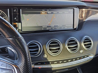 2017 Mercedes-Benz S-Class AMG® S 63 4MATIC® Cabriolet