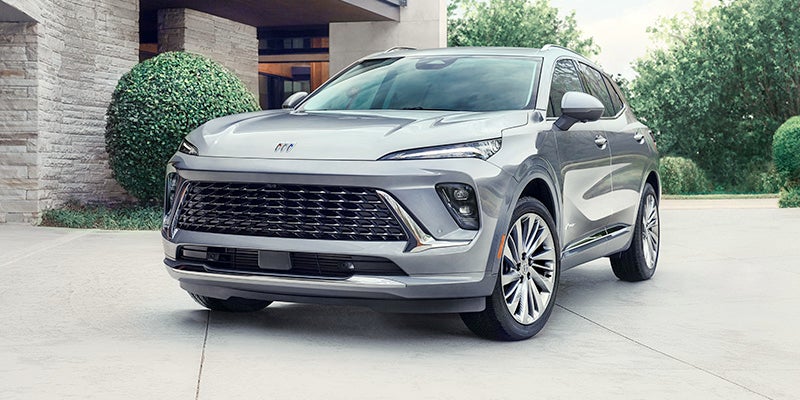 2024 gray Buick Enclave parked in driveway