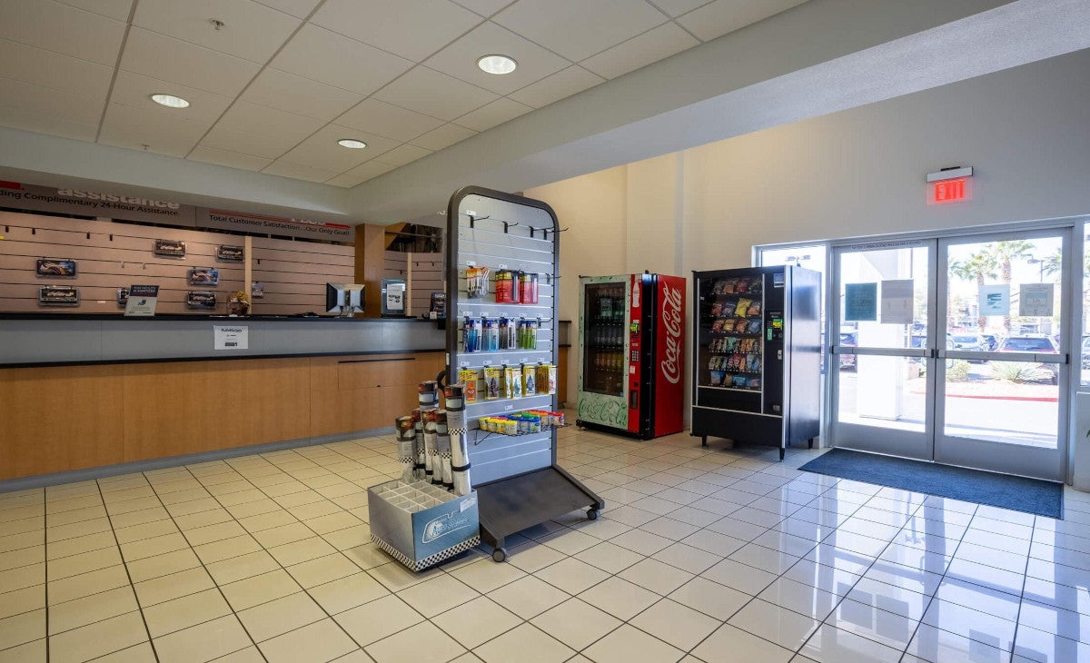 AutoNation Buick GMC Henderson service center interior in Henderson NV