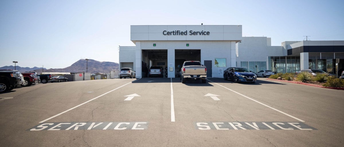 AutoNation Buick GMC Henderson service center exterior in Henderson NV
